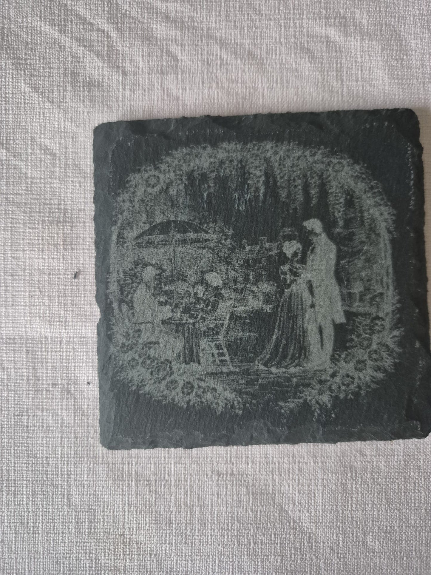 Sous-verres en ardoise – Style Régence