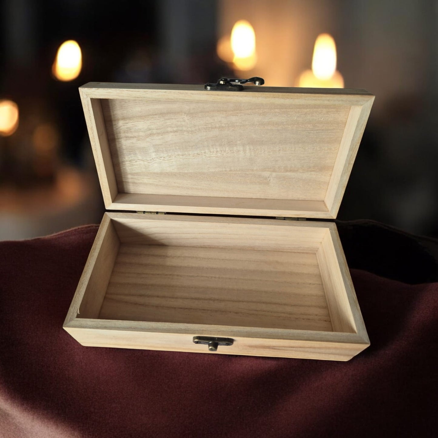 💝 Boîte Rectangle “Love” – Coffret Gravé Rose