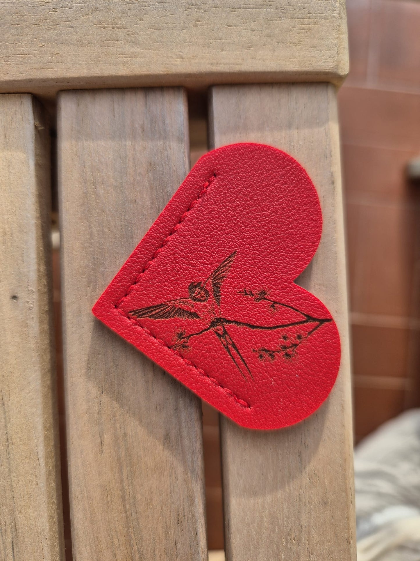 Marque-page « coin de page » en simili cuir