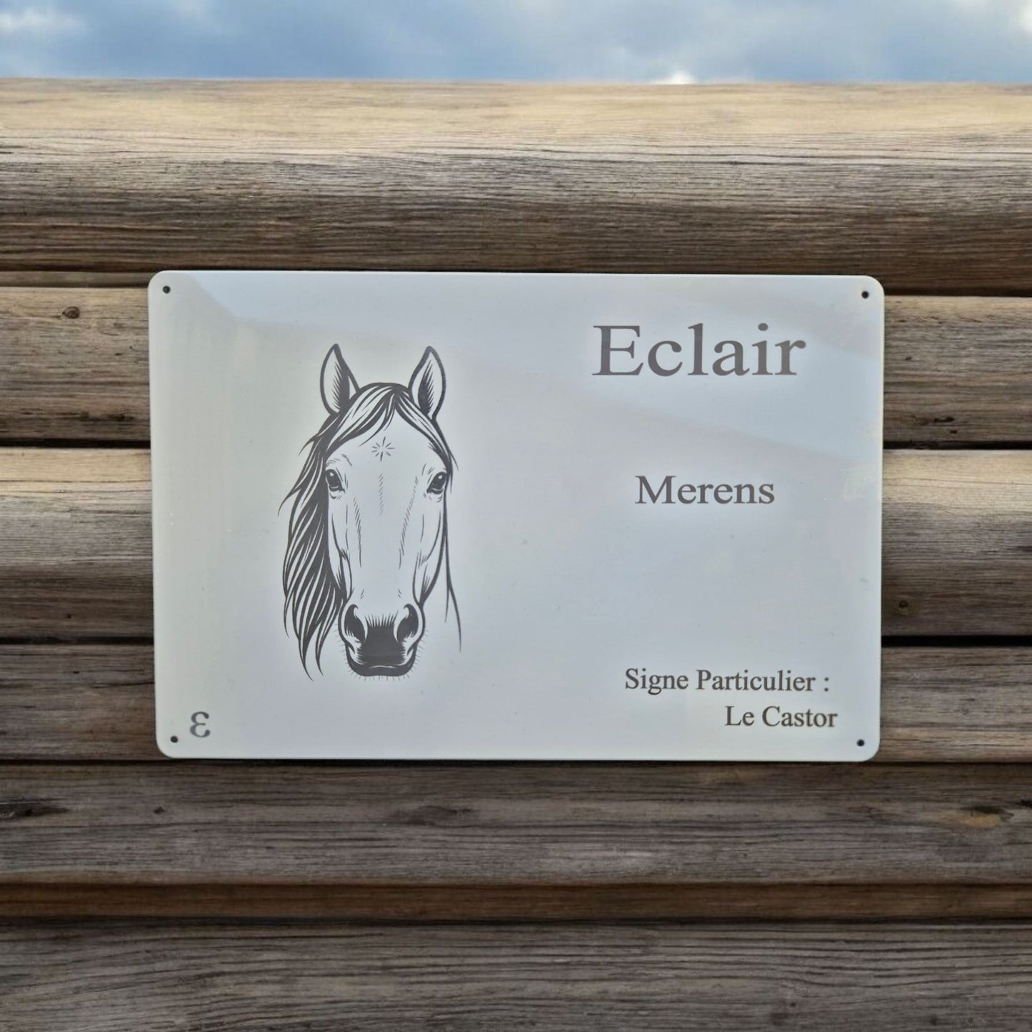 Plaques de box personnalisées – Écuries & paddocks