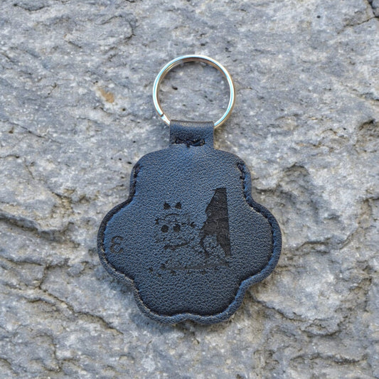 🐾 Porte-clé souvenir – Empreinte de compagnon