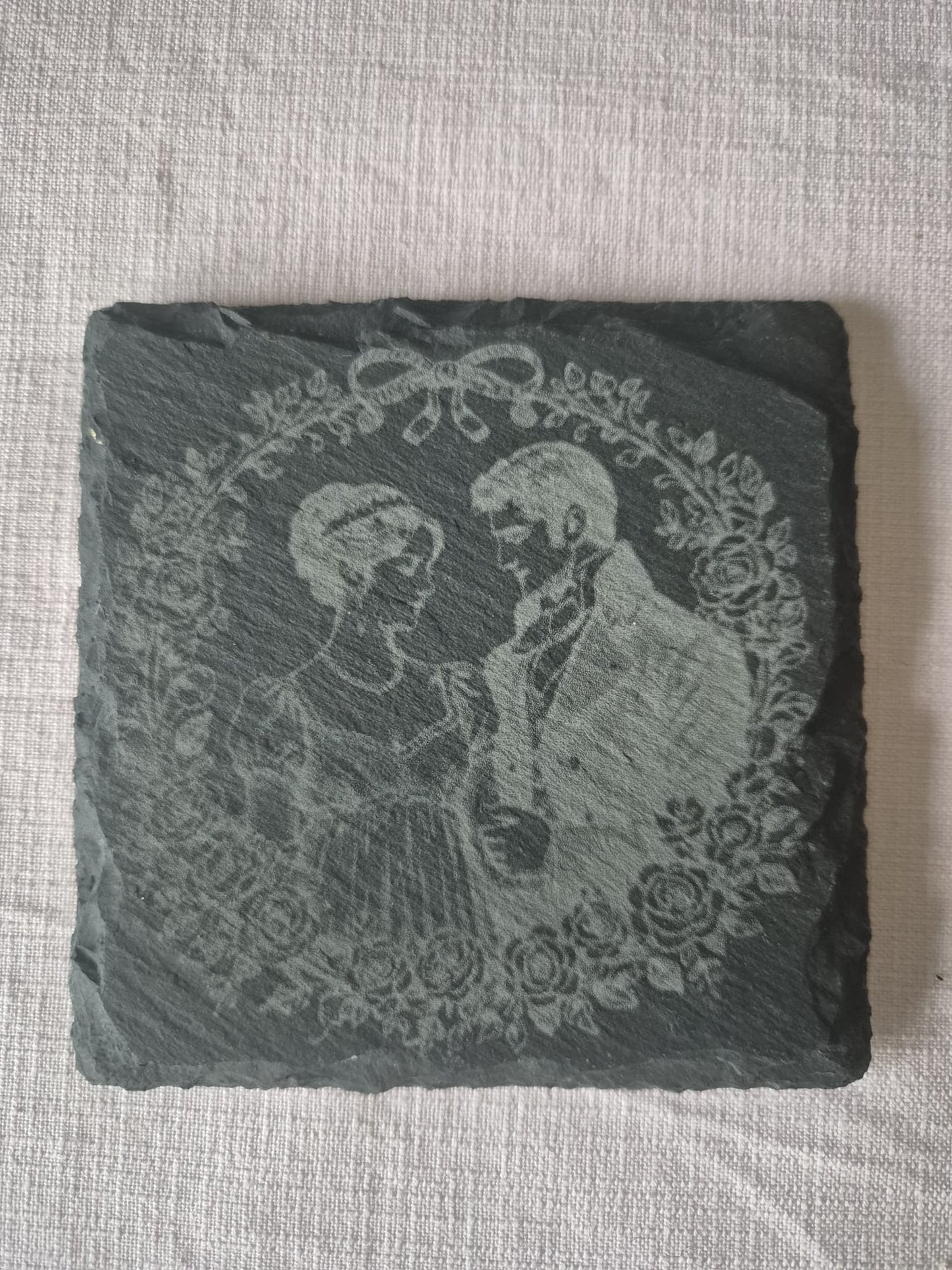 Sous-verres en ardoise – Style Régence