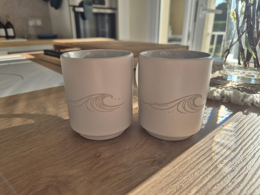 Tasse à café gravée – Céramique ou Verre